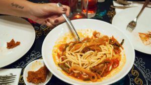 Lagman Noodles at UZB Avenue Restaurant