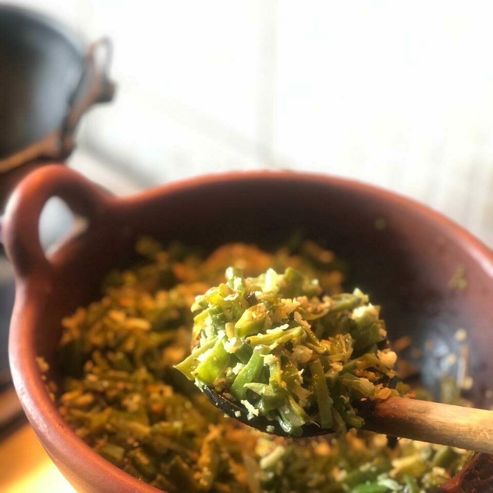 Beans Cooked in Clay Pot