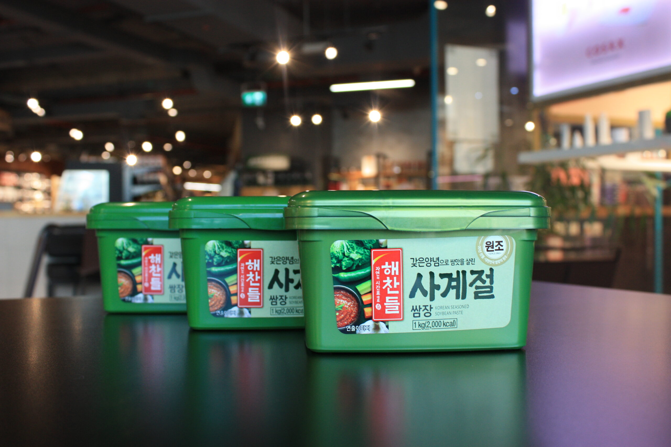 Packs of Ssamjang Korean bbq sauce