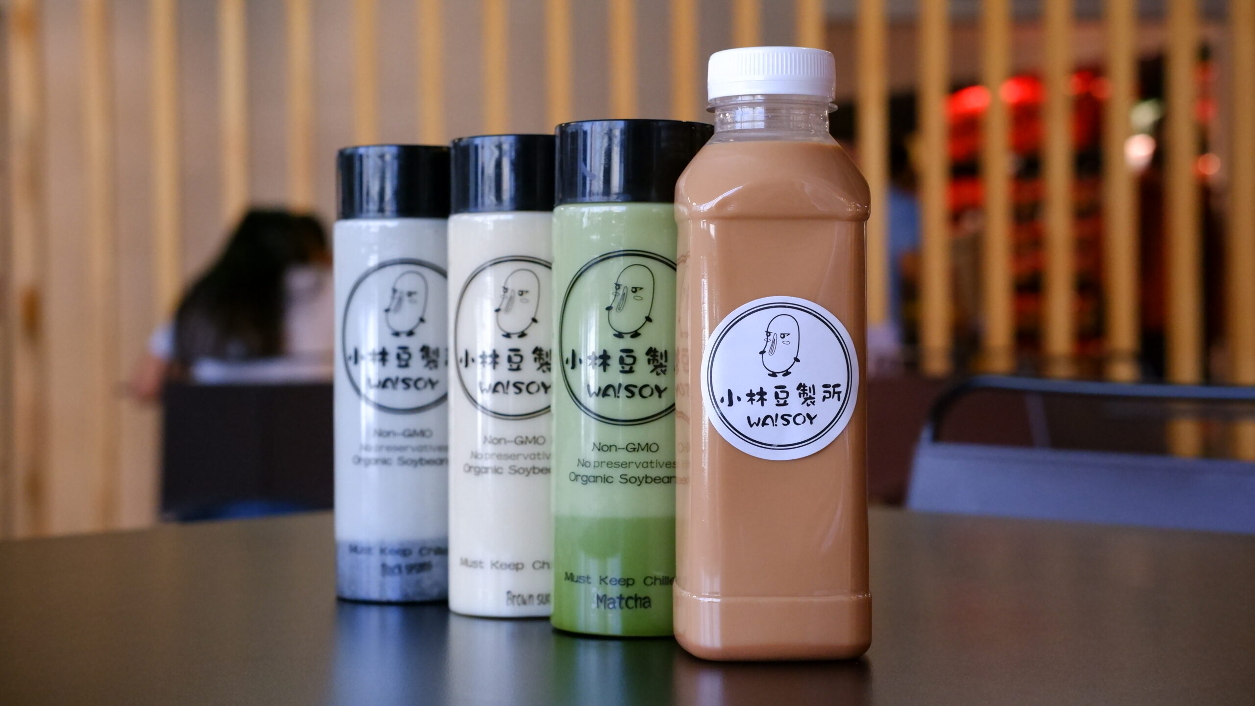 Flavoured Soy Milk bottles