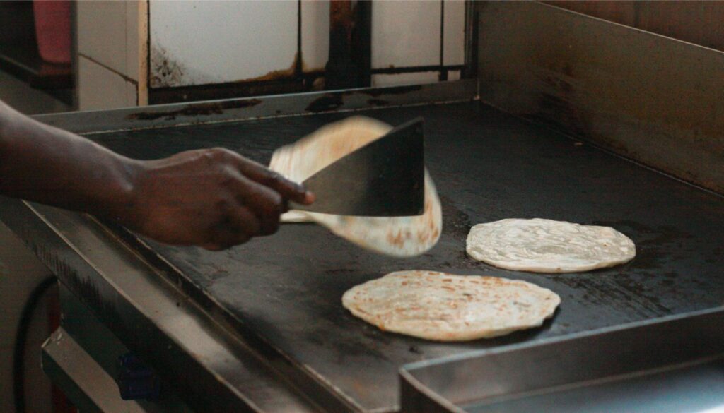 Keralite porotta in Dubai