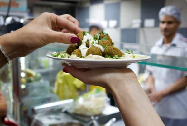 Mouthwatering Palestinian-Style Falafel Sandwich In Dubai