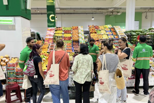 Waterfront market tour - Dubai market - Frying Pan Adventures - Veg section